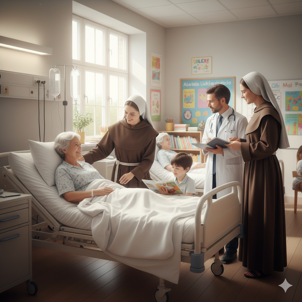 Sisters in hospital